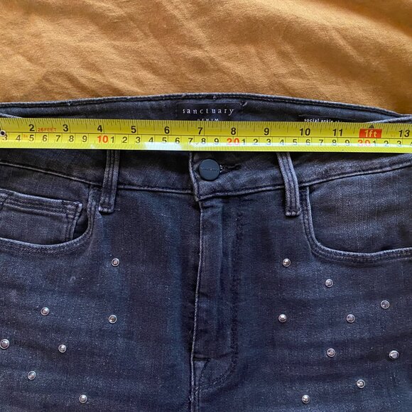 Sanctuary social ankle skinny high rise in charcoal - Picture 2 of 16